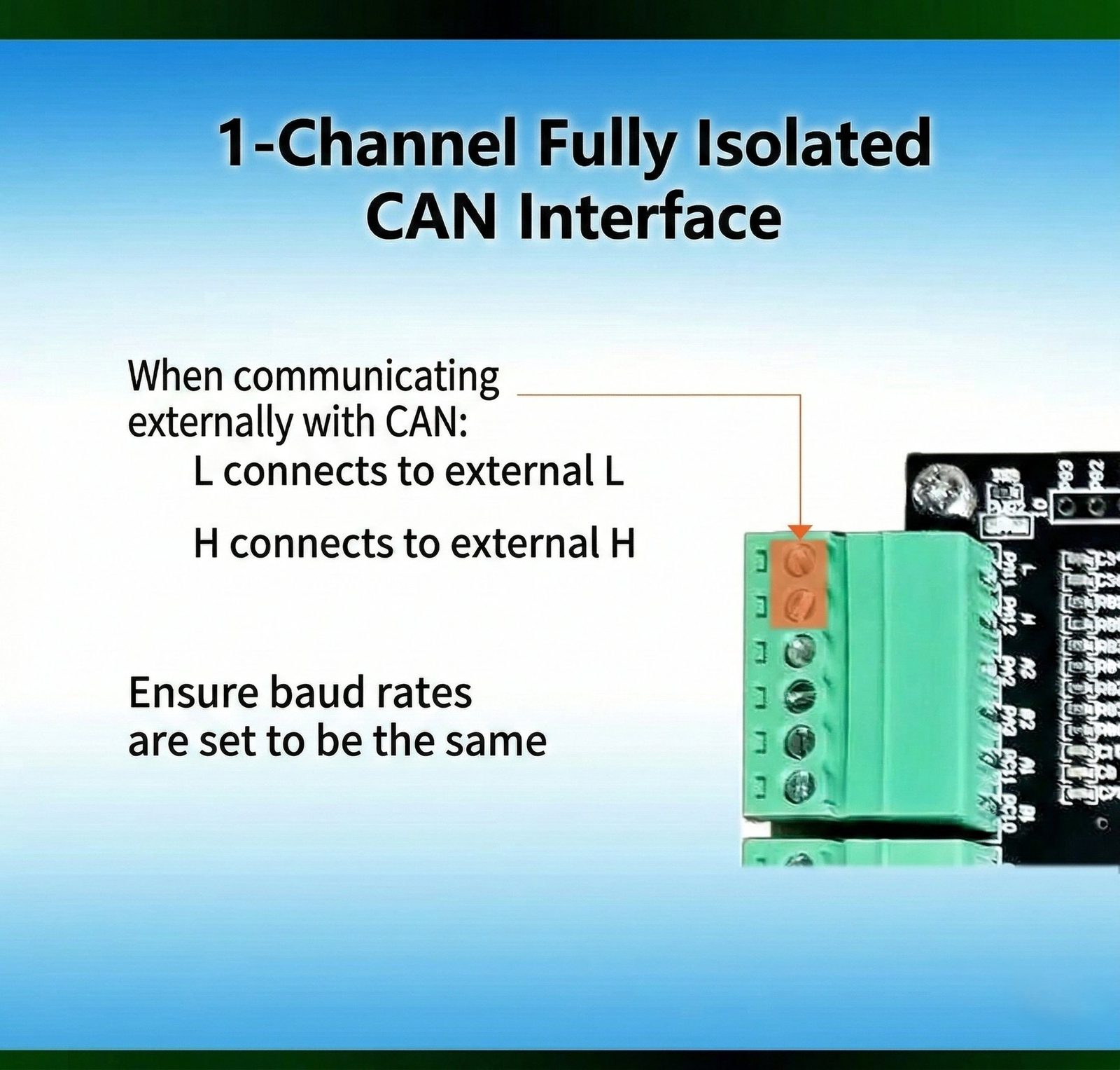 STM32F103ZE board — isolated digital output configuration
