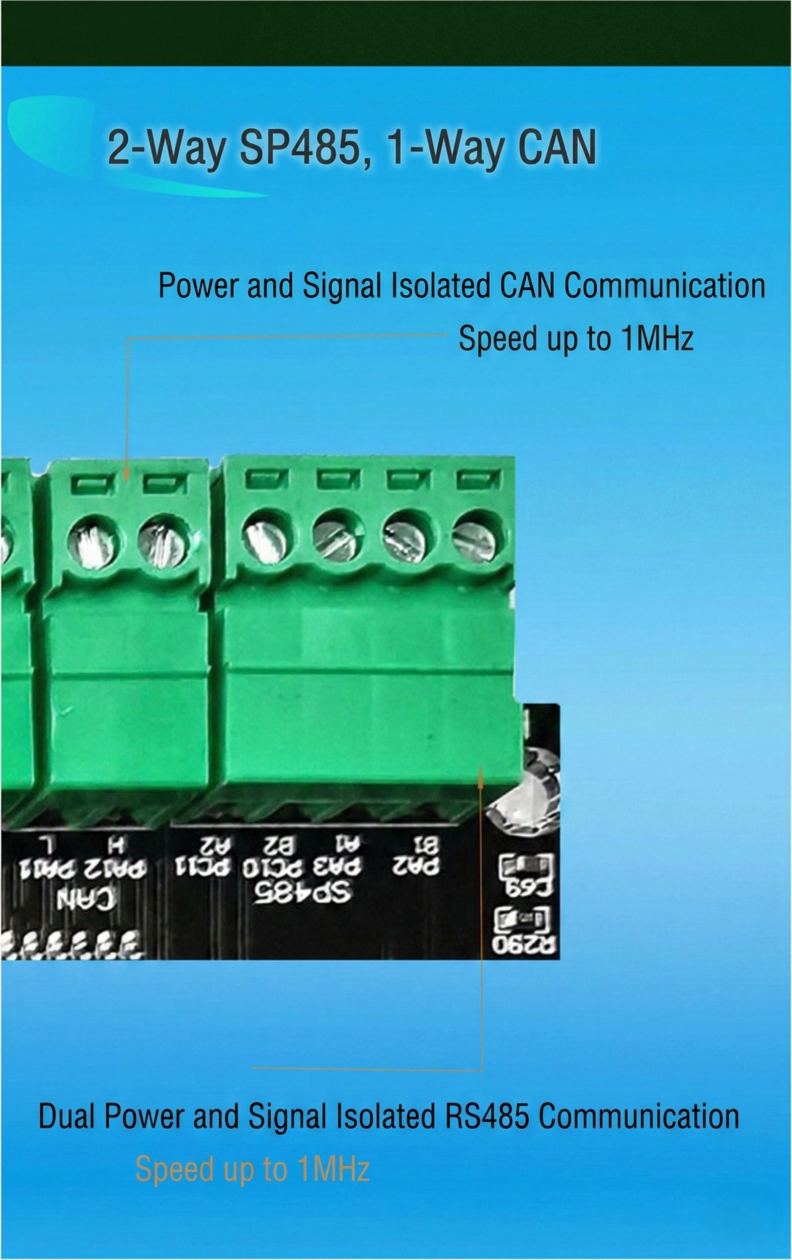 STM32F103ZET6 standard board — sensor and actuator integration